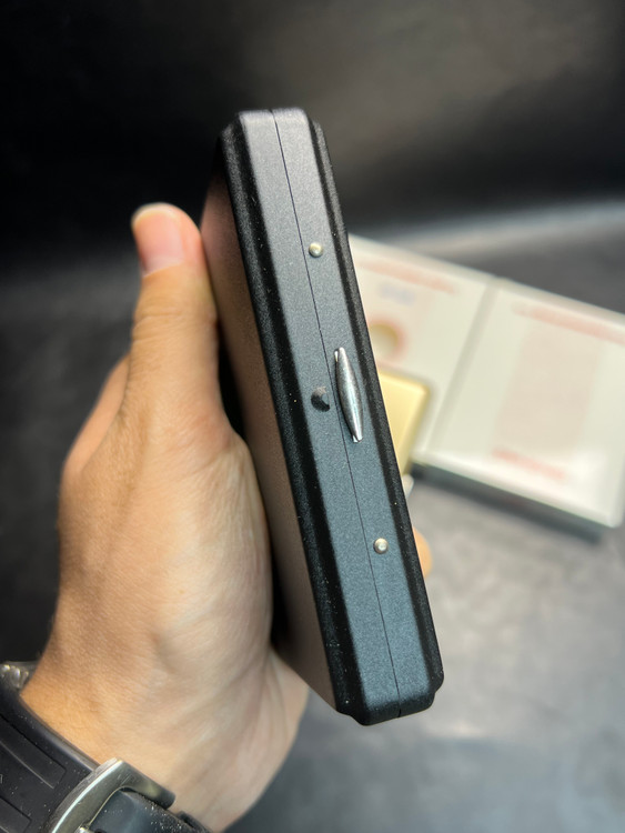 جاسیگاری تمام استیل رنگ ثابت با فندک جداگانه