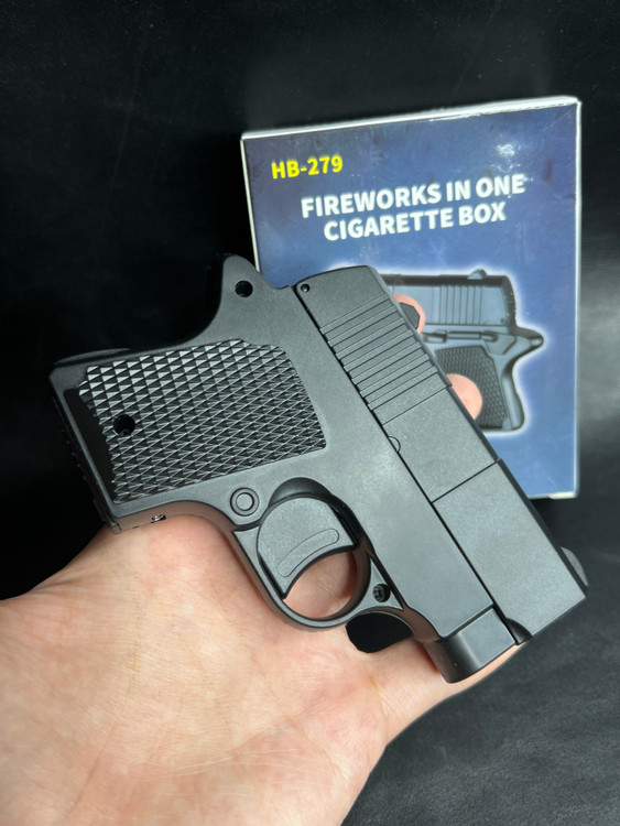 کیف سیگار تفنگی با فندک مخفی