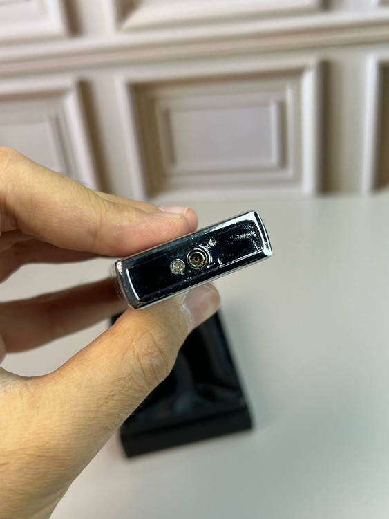 فندک زیپو طرح ساده همراه جعبه هاردباکس