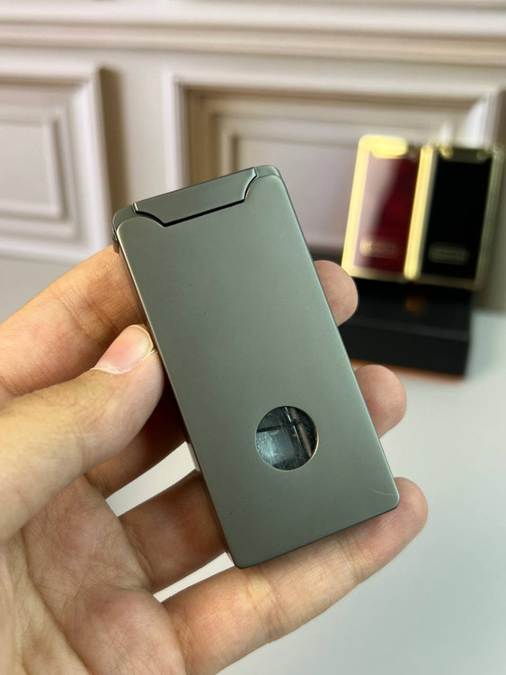 فندک دو شعله مقاوم در برابر باد با بدنه سنگین