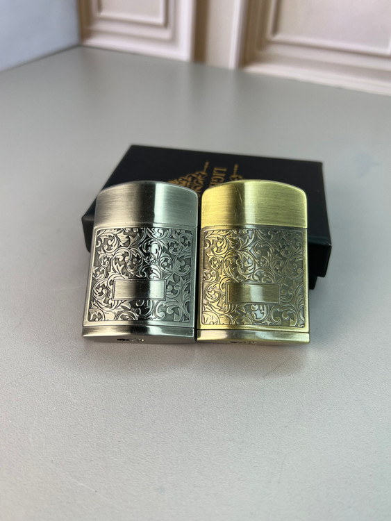 فندک طرح گل اتمی با شعله قوی و بدنه استیل